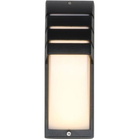 Applique murale LED 9W, lampe murale moderne et simple, lumière chaude permanente, veilleuse étanche pour jardin, balcon, terrasse, couloir, cour, mur extérieur