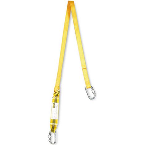 Nastro 1,8mt con assorbitore e moschettoni 1888-aci steelpro