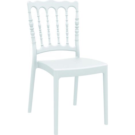 Chaise Napoléon GARDEN blanche - lot de 20 - Prodirest (1/3)