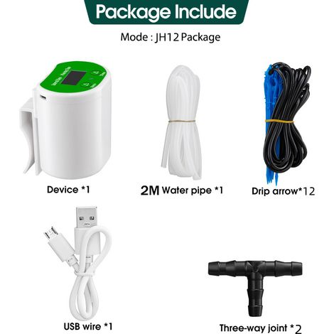 Système d’irrigation automatique intelligent pour plantes d’intérieur – Arrosage programmable sans surveillance, adapté aux débutants, voyageurs et personnes occupées