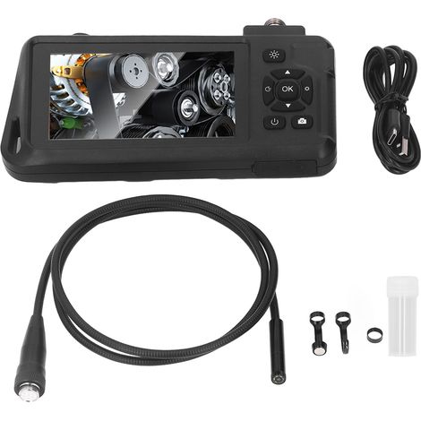 Endoscope Industriel Portable avec Écran 4,5 Pouces HD 1080P, Double Caméra 7,9mm, Caméra d'Inspection pour Tuyauterie et Conduits (1/5)
