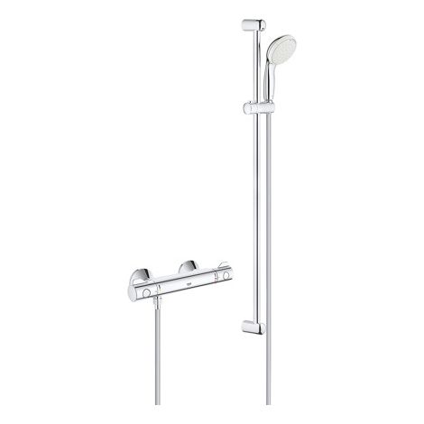 Grohe Grohtherm 800, miscelatore termostatico per doccia 1/2” con set doccia, cromato (34566001) (1/5)