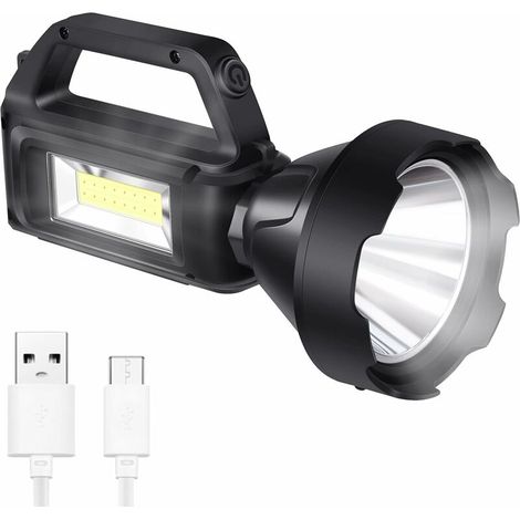 Lampe torche à poser au sol noire 889 Solar (1/5)