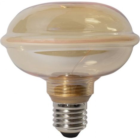 Ampoule LED décorative UFO dimmable ambre 4W E27 G103 (1/5)