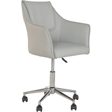 Silla Pu Metal 59X59X83 95 Ruedas Gris (1/5)