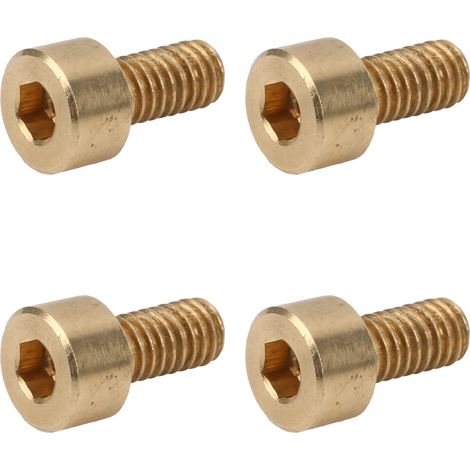 50 Vis de Cap Hexagonale Creuse en Cuivre M4x8 Fixation Quincaillerie Lot Industrie Outillage (1/5)