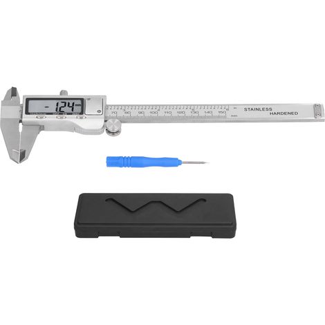 Digital Caliper Stainless Steel Electronic Adjustable Vernier Gauge Measuring Tool 0‑150mm
