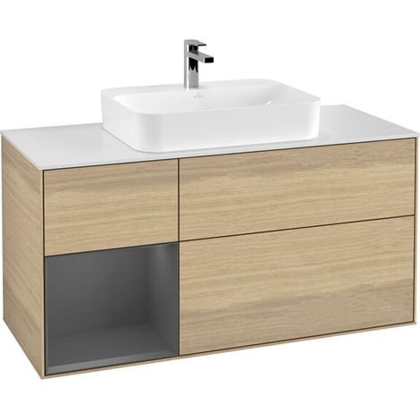 Villeroy & Boch G411GKPC Meuble sous lavabo Finion G41 (1/2)