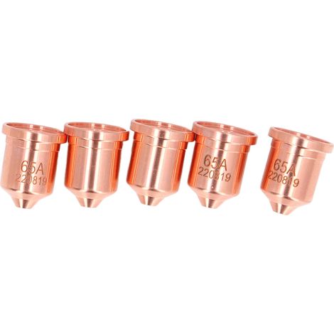 Jeu de pointes d'électrode Plasma en laiton 220819, 5 pièces, pour PMX 65 85 105 65A