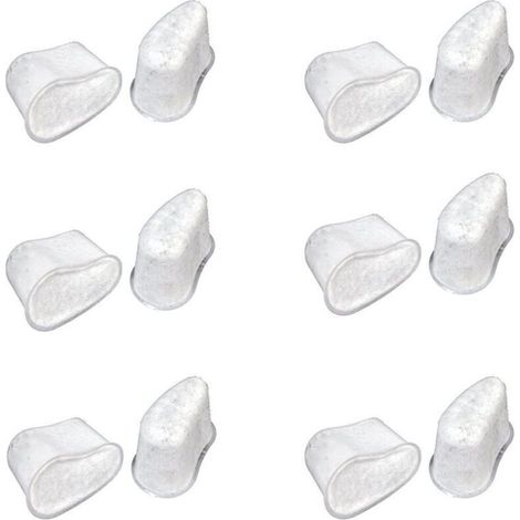 Lot de 12 Cartouche de filtre à eau au charbon pour cafetière KRUPS F4720057. en coquille de noix de coco non tissée. sachet de charbon actif. certifié FDA (1/4)