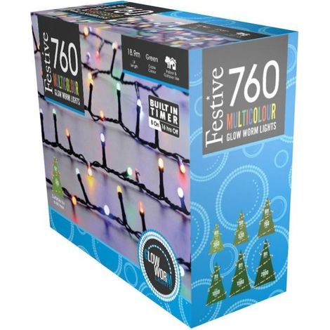 Glow-worm lights - Multicolour - 760 LEDs (P030500)
