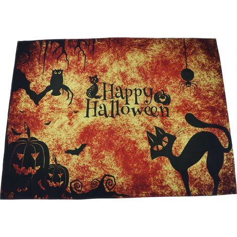 Décor de studio photo effrayant pour Halloween, thème Nuit de Lune Horrible, 200 x 150 cm. Idéal pour les photos de fête, d'anniversaire ou tout autre événement. (1/5)