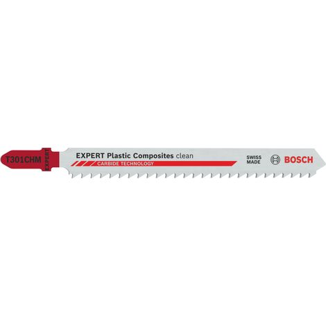 Bosch EXPERT Plastic Composites clean T301CHM Jigsaw Blade 3 pcs 2608902471