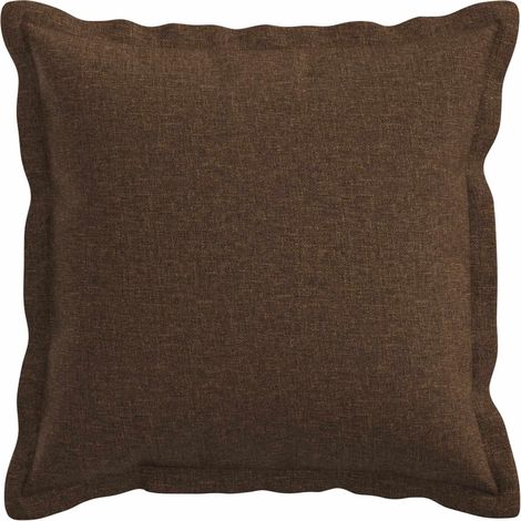 vidaXL Funda de almohada 2 pcs HOUTEN Marrón 40 x 40 cm Lino Sintético (1/2)