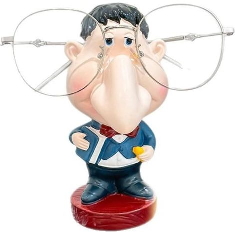 Présentoir à Lunettes Créatif, Support de Vitrine pour Magasin, Décor de Fenêtre et Ornement pour Bureau ou Maison (Lunettes non incluses) (1/5)