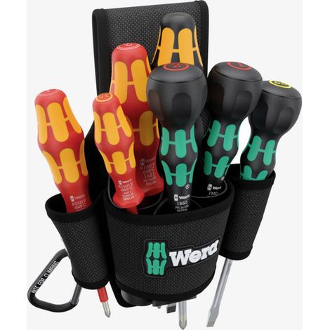 Wera 9621 Set di astucci per cinture 2, 8 pezzi