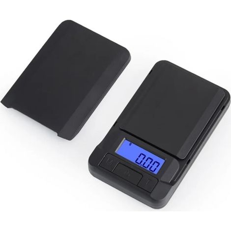 Elektronische Küchenwaage, Schmuckwaage, 200 g, 0,01 g, aus Kunststoff.