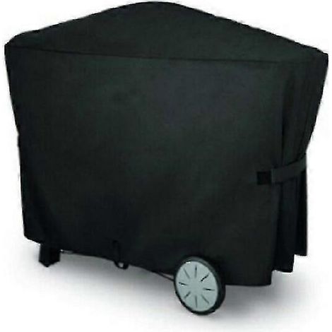 Housse imperméable pour barbecue de jardin, 112,4 x 64,1 x 95,6 cm, noire (1/5)