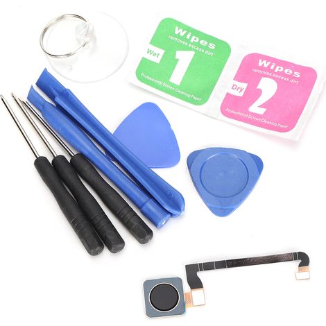 Câble flexible de capteur d'empreinte digitale pour bouton d'accueil PCB 5.5 pouces - Google Pixel 3 - Noir (1/4)