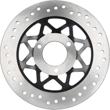 Disco freno da 260 mm di diametro, montaggio a 3 fori, frenata sensibile per moto e veicoli elettrici - Crezuo