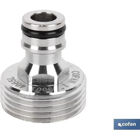 Adaptador de latón rosca macho 1" para sistemas de riego (1/5)