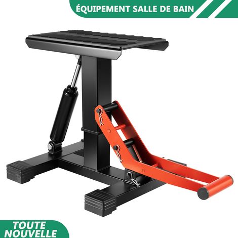 WAOBDLA 200kg/440lbs Charge Motorcycle Lift Stand Hauteur réglable pour garages, WAOBDLAs, WAOBDLA de réparation (1/5)
