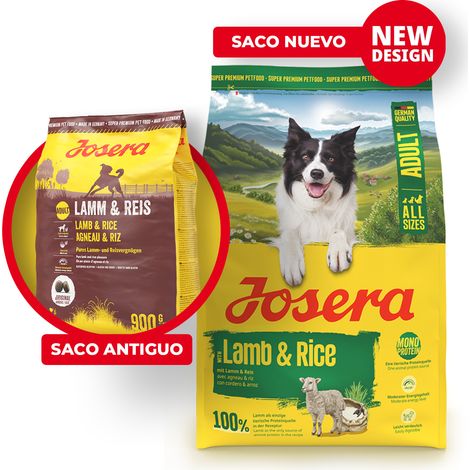 Josera Cordero y Arroz 12,5kg - Alimento Completo para Perros Adultos