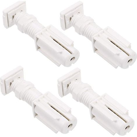 Un support pour store vénitien (sans perçage), des clips de fixation pour store vénitien de 25 mm (sans clous)