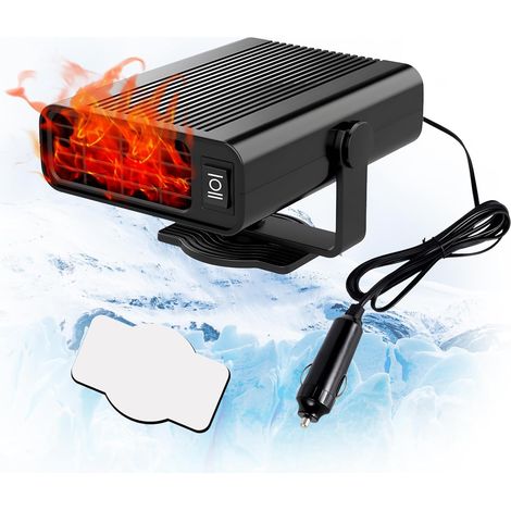 Chauffage Voiture - 12 V - 150 W - Dégivreur Et Ventilateur 2 En 1 - Pour Pare-Brise Et Habitacle - 1 Pièce (1/5)