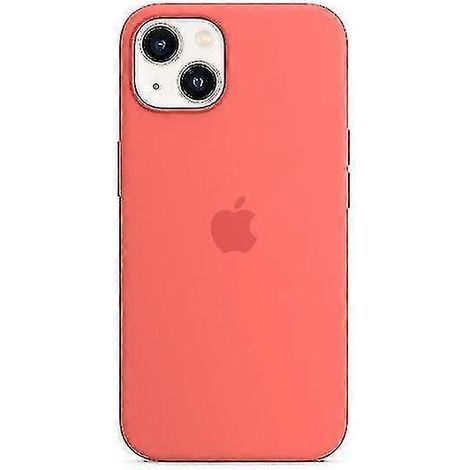 Silikonhülle mit Magsafe für iPhone 13 (Pink Pomelo) (1/3)