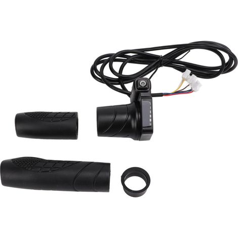 Poignée d'accélérateur électrique 160DX pour vélo et scooter, compatible 22.5mm, 36V, demi-tour, contrôle de vitesse.