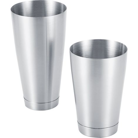 Robuster und langlebiger Cocktailshaker aus Edelstahl, silberner Messbecher, Barwerkzeug für Küche und Haushalt. (1/5)