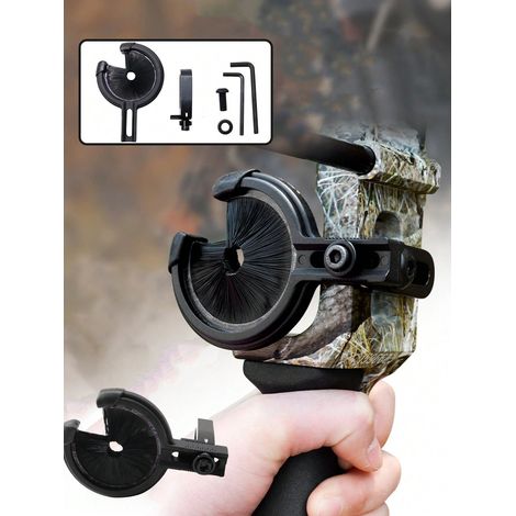 Support pour arc de tir à l'arc extérieur, réglable gauche/droite, pour arc à poulies ou arc droit, support de flèches stable pour amateurs de chasse, 1 pièce (1/5)