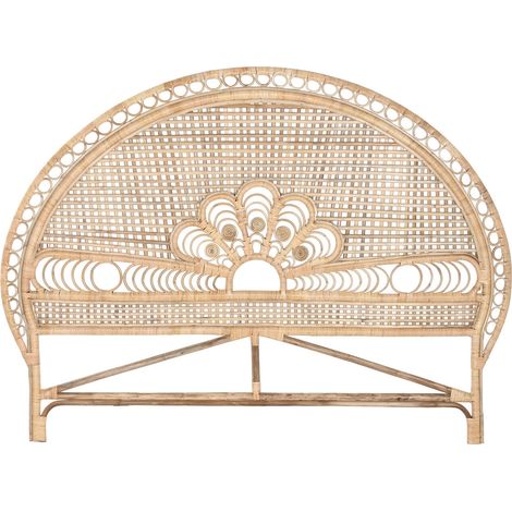 Cabecero Cama Bambu Ratan 175X3X130 Natural (1/4)