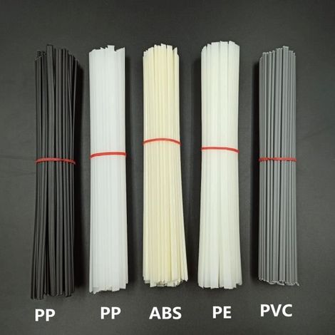 100pcs Bâtons de soudage en plastique pour odorà souder, pare-chocs de réparation, fournitures de soudage, expert, ABS, PP, PVC, (1/4)