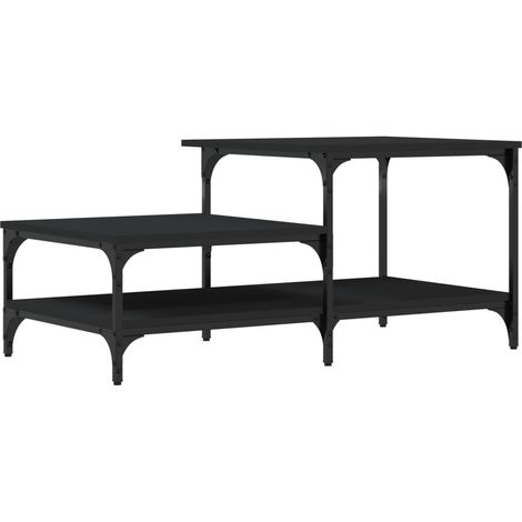 Maison Exclusive - Couchtisch Schwarz 100x50,5x45 cm Holzwerkstof