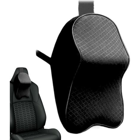 Coussin d'appui-tête de Voiture Super Confortable - Coussin Ergonomique pour appuie-tête de Voiture - Coussin de Nuque Flexible - Coussin de Soutien Lombaire Doux - Mousse Souple et Respirante - (1/5)