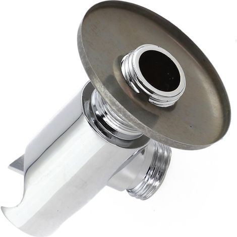 Supports muraux pour pommeau de douche avec coude de sortie G1/2 pouce, support de douchette en alliage de zinc et support pour pulvérisateur de bidet, raccord de tuyau chromé pour accessoires de plom (1/5)