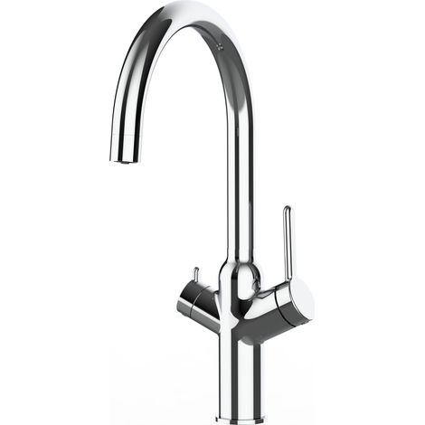 3 Wege Wasserhahn Kueche Spueltischarmatur Verchromt Kuechenarmatur mit U 360 schwenkbarem Auslauf - BOD Design