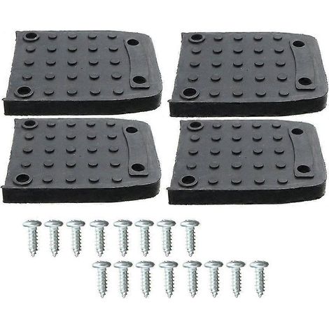 Semelles antidérapantes pour échasses, kit de rechange de 4 semelles pour échasses, sans patins, pour la construction (1/5)