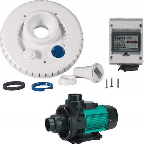 Kit pompa 44m3/h + facciata + scatola elettrica per nuoto controcorrente - NCR2 WIPER3 300 TRIPHASé - Espa