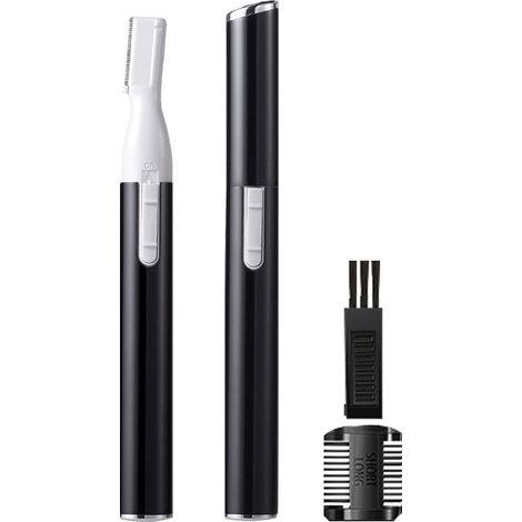 Epilateur Électrique Mini - Tête Pivotante 360° - Pour Sourcils Visage Bikini Aisselles Jambes - Corps Femmes - 1 Pièce (1/5)