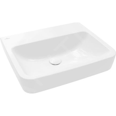Lavabo rectangulaire VB O.novo 550x460mm sans trop-plein blanc Alpine CeramicPlus (1/3)