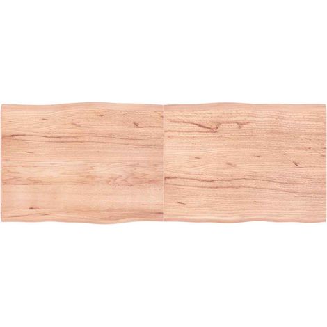 Tischplatte 160x60x(2-4) cm Massivholz Behandelt Baumkante
