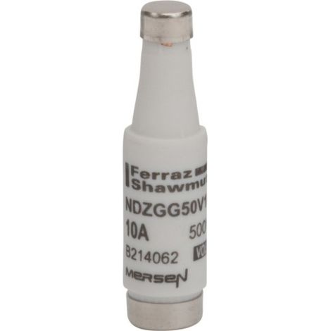 MERSEN D FUSIBLE NDZGG50 V10 NDZ FUSIBLE 10 A ROUGE D'UTILISATION 4086500002696 B214062