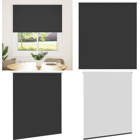 vidaXL Verdunkelungsrollo Schwarz 135x175 cm Stoffbreite 131,6 cm (1/5)