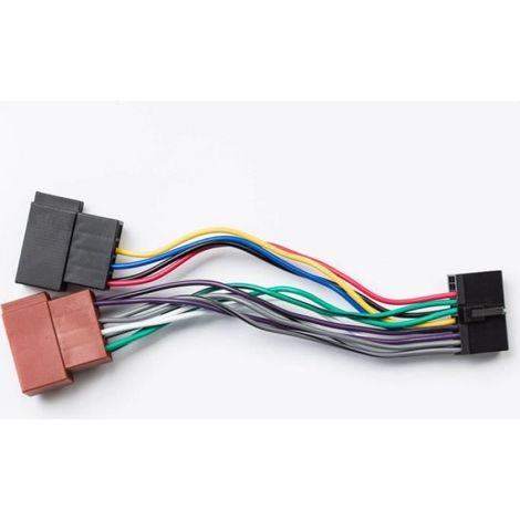 Adaptateur Autoradio ISO 20 Broches - Connecteur DIN Universel - Compatible Installation Auto - 1 Pièce (1/2)