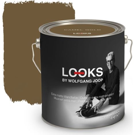 LOOKS by Wolfgang Joop Camel Gold Matt Wandfarbe 2,5L (1/4)