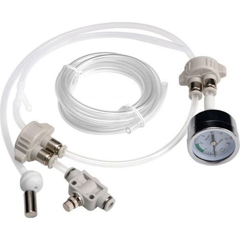CO2-Anlage zum Selberbauen (für bepflanzte Aquarien), CO2-Zubehör für Aquarien, CO2-Generator zum Selberbauen mit Manometer und Luftstromregelung (1/5)