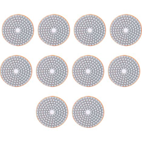 10 Diamantscheiben (3 Zoll) zum Polieren von Marmor, Beton und Stein, Körnung 300